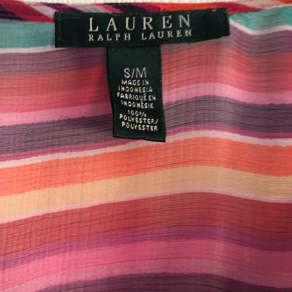 Ralph Lauren 2pc sheer top with camisole - Picture 5 of 5